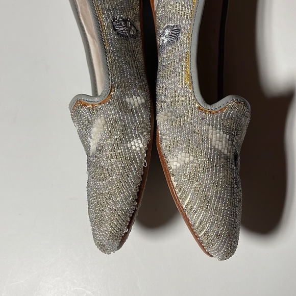 House of Harlow 1960 Beaded Leather Skull Flats - Women’s Size 36.5 - Picture 9 of 13